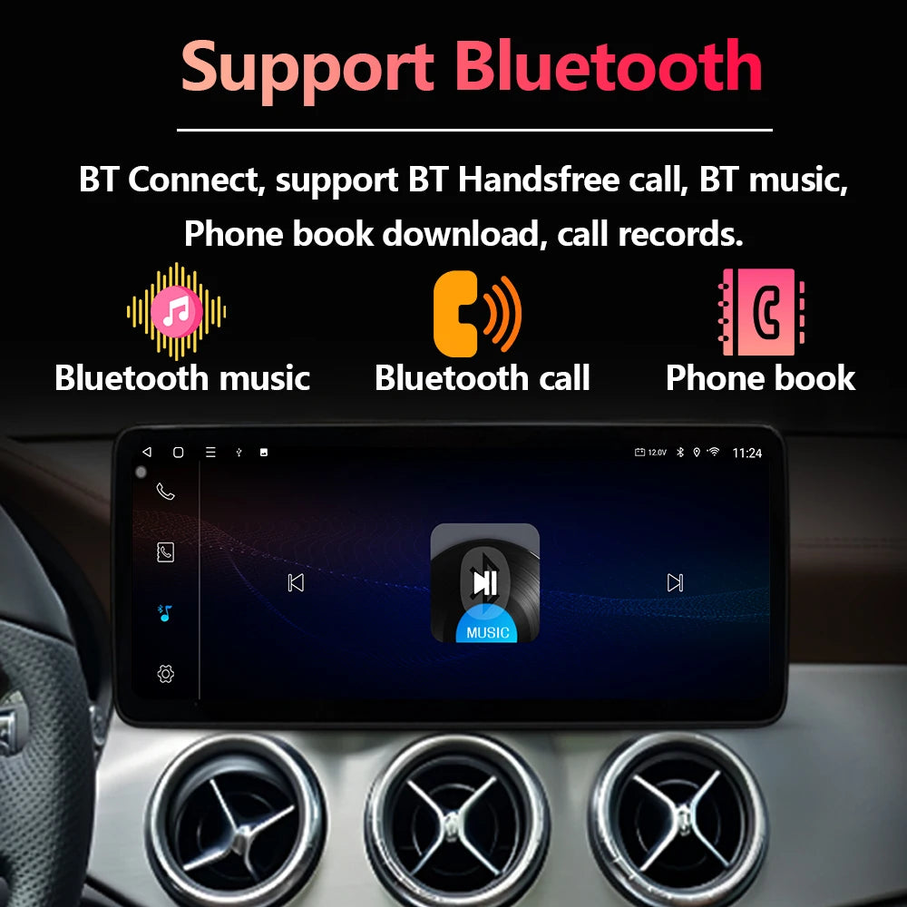 Android For Mercedes Benz E Class W212 2009- 2015 Wireless Carplay Car Radio Multimedia Na