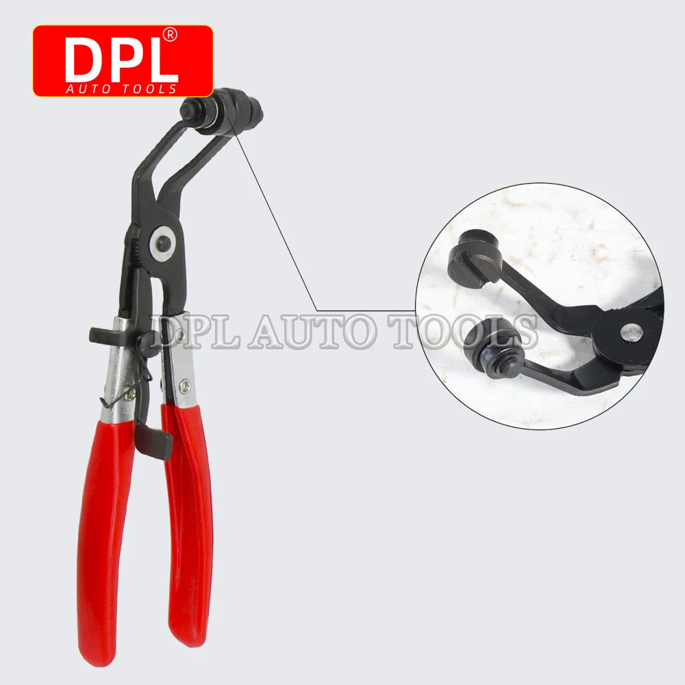 Wire Long Reach Flexible Hose Clamp Pliers Set Fuel Oil Water Hose Tools 9pcs - Automotive LED Light