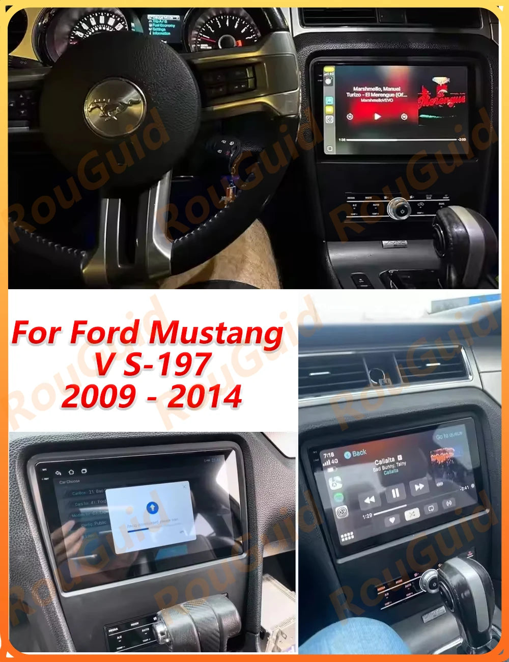 Car Stereo Wireless Carplay For Ford Mustang V S-197 2009 2010 2011 2012 - 2014 BT Auto Ca | AUTOKITSHOP