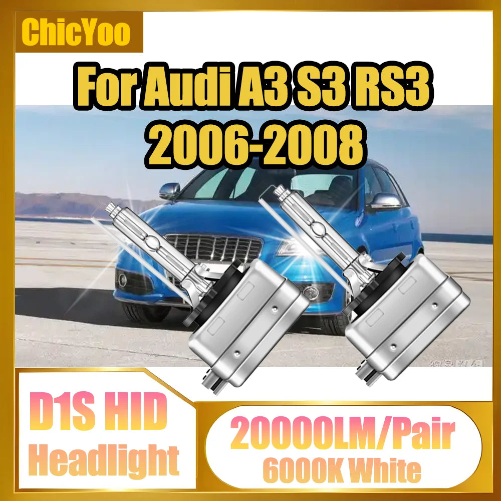 D1S HID Xenon Headlamp Bulbs Car Front Lights 35W 20000LM Canbus LED Headlights 6000K Supe