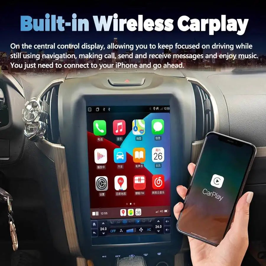 Android Carplay Navi Multimedia Player Stereo 11.6" For Chevrolet TrailBlazer Colorado 2 H | AUTOKITSHOP