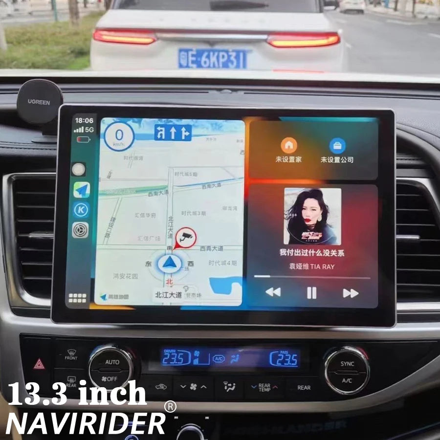 2K For Toyota Highlander Radio 2015 2016 2017 2018 Carplay Android Auto Touch Screen Navig