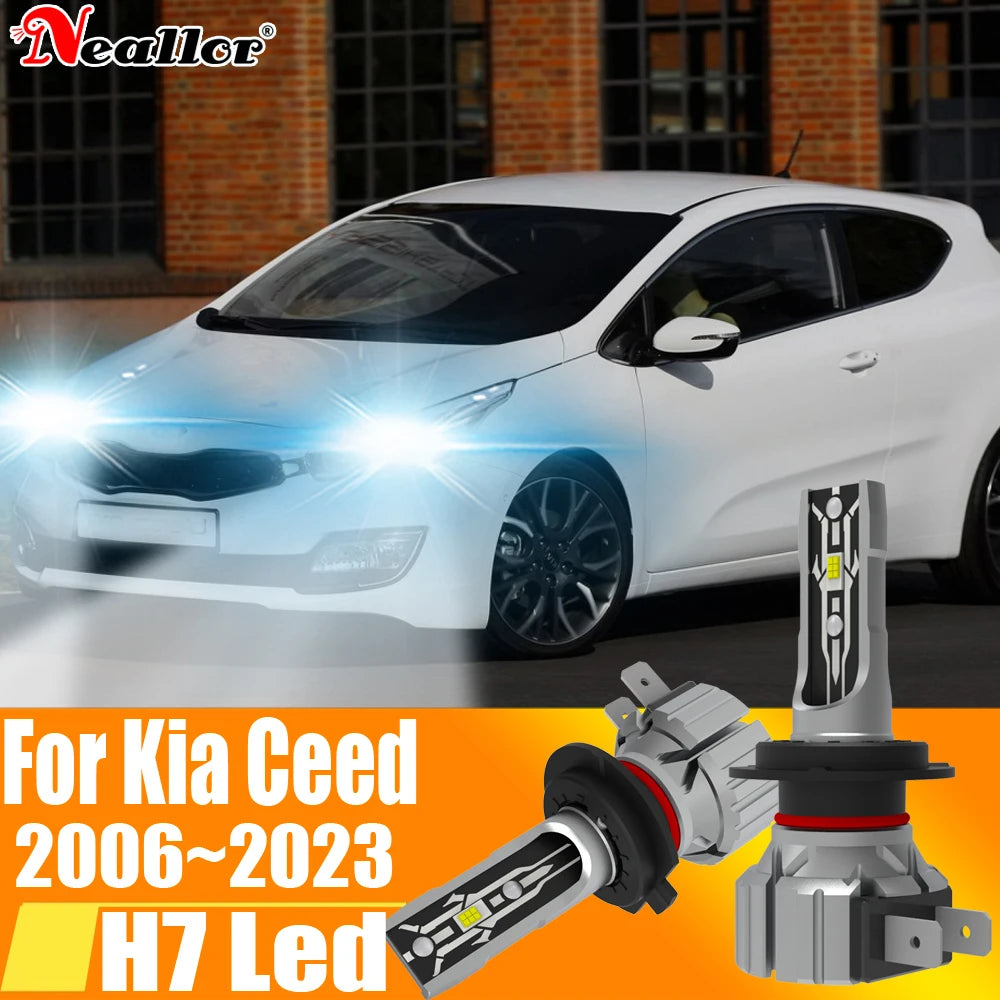 High Power H7 Led Headlight Canbus No Error H18 Car Bulb 6000K White Light Moto Diode Lamp