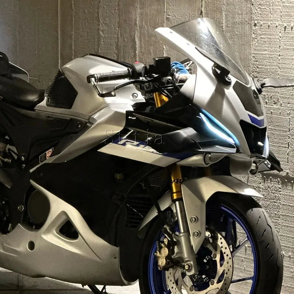 For YAMAHA R15 YZF R15 YZFr15 V4 2022 2023 YZF-R15 1pair Fixed Wind Wing Motorcycle Wing Aerodyn - Automotive LED Light