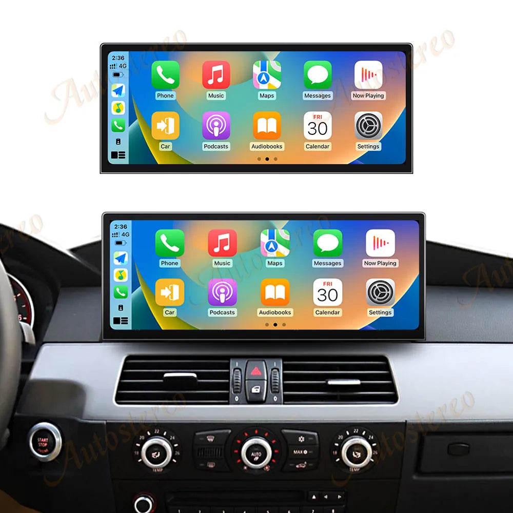 ID9 12.9 Inch Android 14 For BMW 5 Series E60 E61 2005-2009 M5 Car Multimedia Player GPS N
