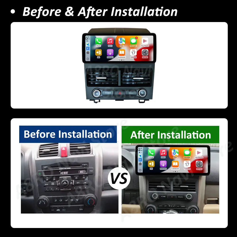 for Honda CRV 2007 2008 - 2012 Android 15 System Car Radio Multimedia Player Carplay WIFI  | AUTOKITSHOP