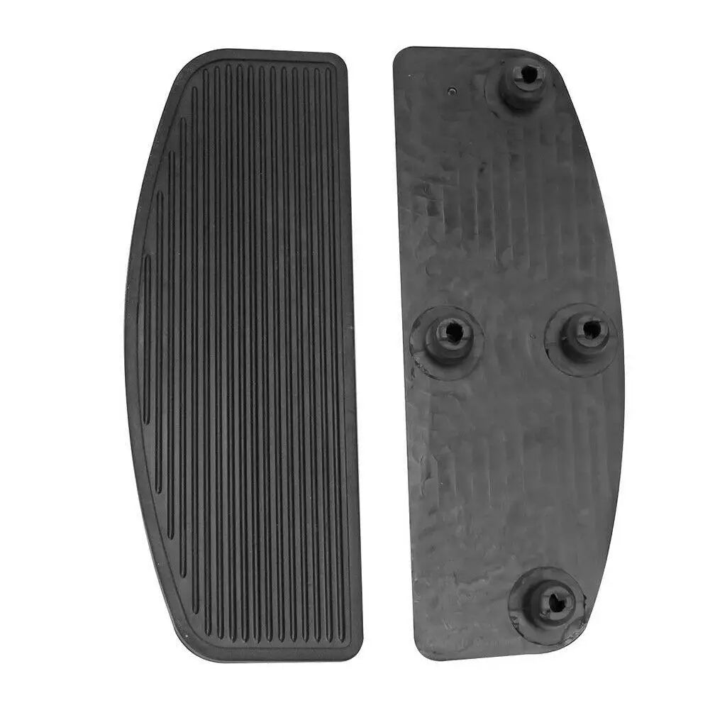 Motorcycle Black Front Rubber Rider Insert Footboard Floorboard Foot Peg For Harley Touring 1986 - Automotive LED Light