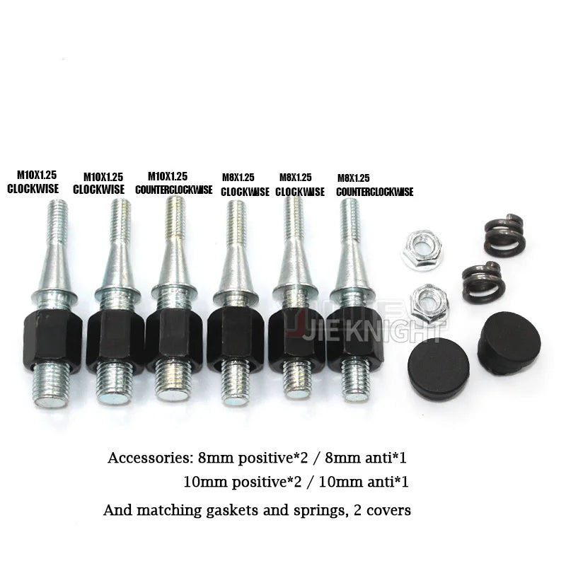 For Super Soco TC TCmax TS TSx High Quality Motorcycle Rearview Side Mirrors Universal 8MM 10MM  - Automotive LED Light