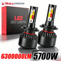 4 Color H7 H4 H1 LED H8 H11 H9 9005 HB3 9006 HB4 9012 HIR2 Car Lights Canbus Red White Yel