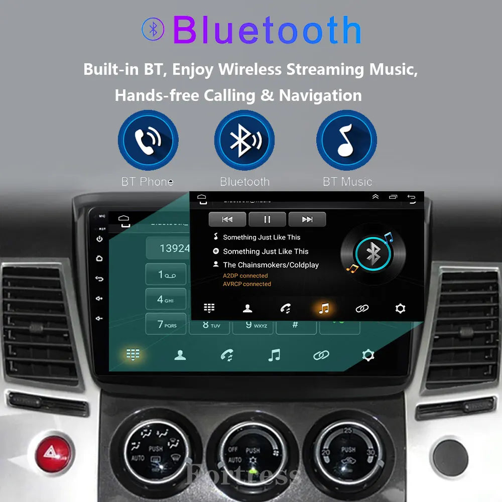 Android 16 Car Radio Multimedia Player For Mitsubishi Pajero Sport 2 L200 Triton 2008 -201