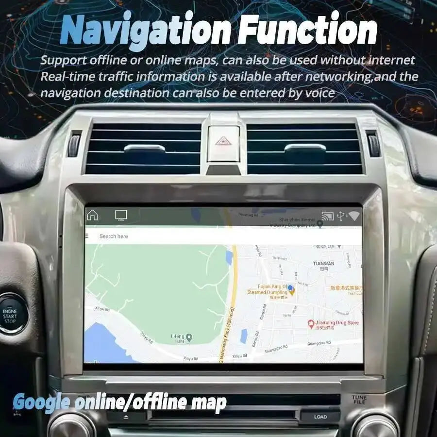 11.6inch Android Screen Head Unit For Lexus GX400/460 2010-2020 4G Carplay GPS Navigation  | AUTOKITSHOP