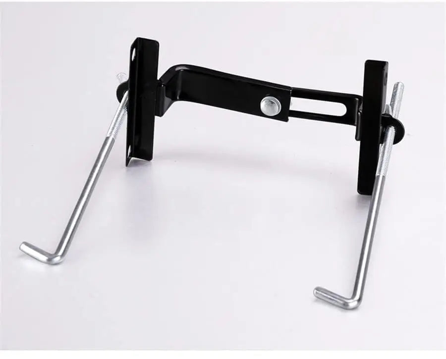 Black Small Size Car Battery Tray + Adjustable Hold down Clamp Bracket Kit 23cm