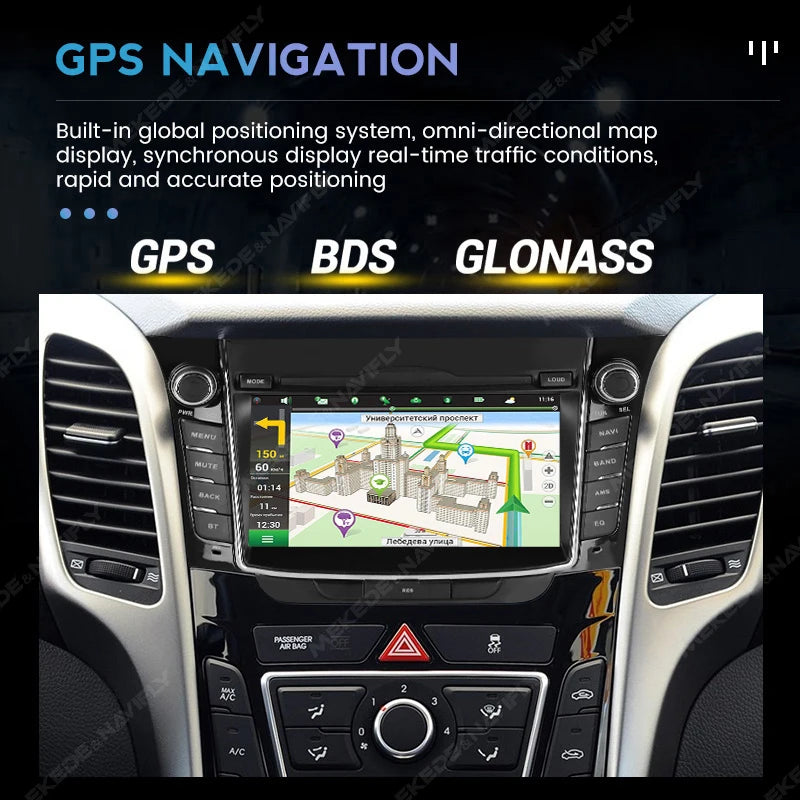7'' Android 15 Car Radio Stereo for Hyundai I30 Elantra GT 2011 - 2017 Wireless Carplay Au | AUTOKITSHOP