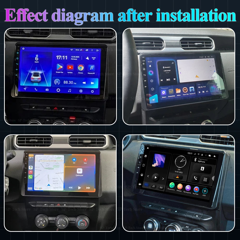 Android 16 For Renault Dacia Duster Arkana 2018-2019 Car Radio Auto Carplay Gps Navigation | AUTOKITSHOP