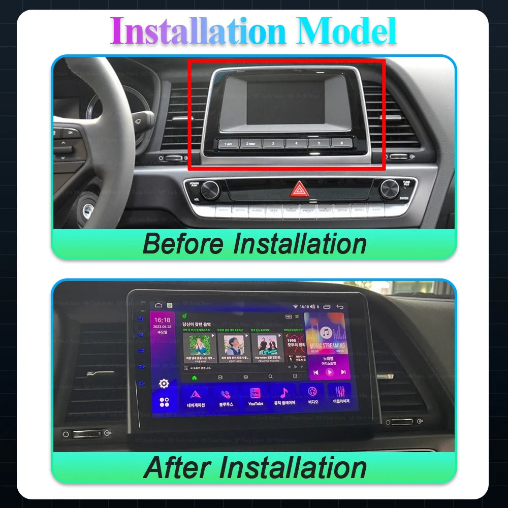 Android 16 For Hyundai Sonata 7 Lf 2017 2018 2019 Car Radio Stereo Head Unit Multimedia Vi | AUTOKITSHOP