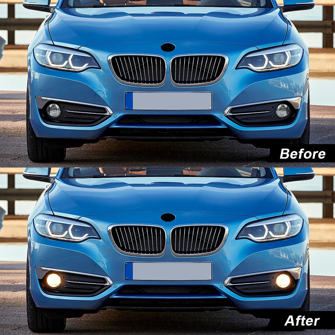 63177839865 63177839866 For BMW E92 E93 F07 F10 F22 F23 M3 M5 2 3 5 Series Fog Lights Day  | AUTOKITSHOP