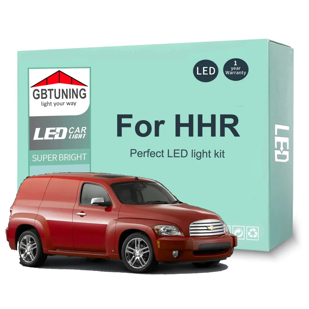 11-Piece LED Interior Light Kit for Chevrolet Chevy HHR - Canbus Error-Free Bulbs | AUTOKITSHOP