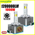 D1S D3S LED CANBUS Headlight HID D2S D4S D8S D1R D2R D3R Plug & Play Led Car Light 1200000