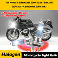 100W H7 Halogen Lights Bulbs 20000LM Motorcycle Headlight 12V For Honda CBR1000RR 2004-202