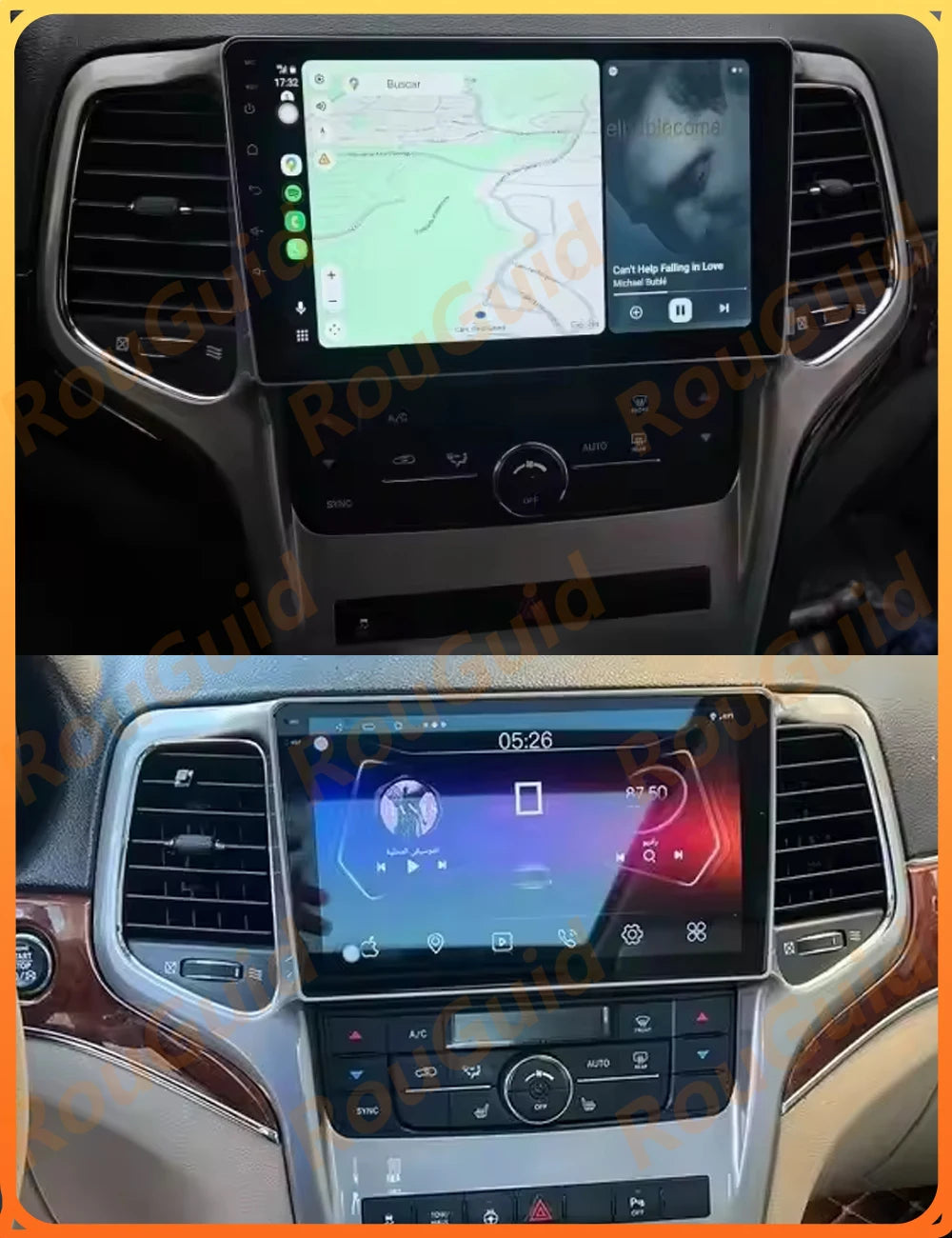 Android 16 Auto Carplay Car Radio For Jeep Grand Cherokee 2008 2009 2010 2011 2012 2013 Mu | AUTOKITSHOP