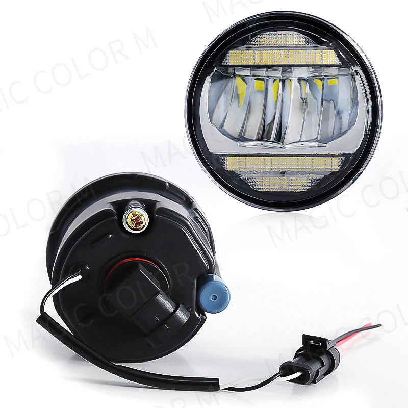 For Nissan Tiida X-Trail Patrol Cube Vampira NV200 LED Fog Lamp + Daytime Running LIghts D | AUTOKITSHOP