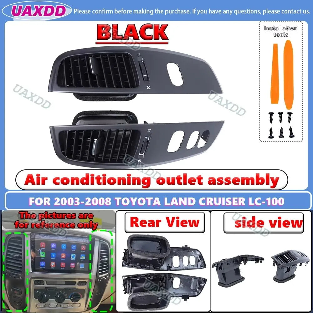 FOR 2003-2008 TOYOTA LAND CRUISER LC-100 Car Air Conditioner Outlet side Frame Vents Panel