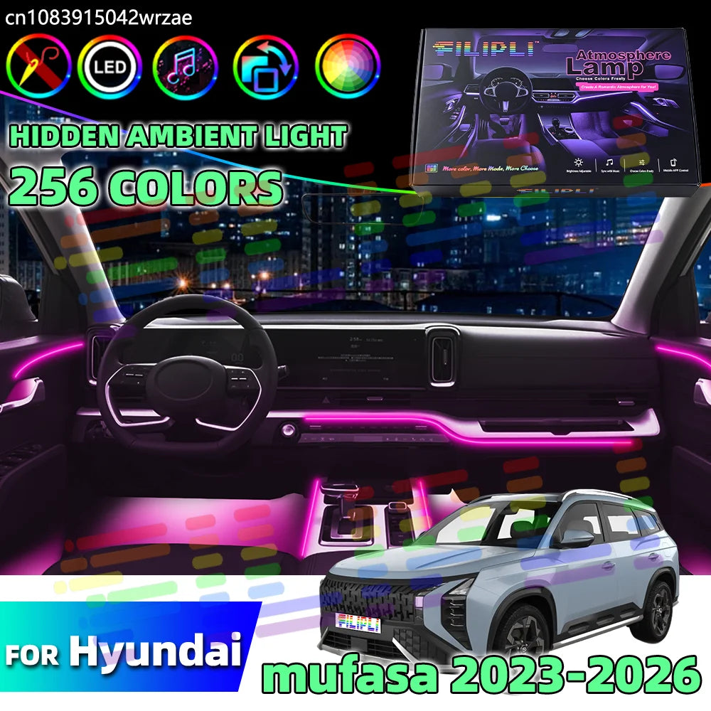 64 RGB - Ambient Light - for Hyundai 2023-2026 - Car Interior Lighting | AUTOKITSHOP