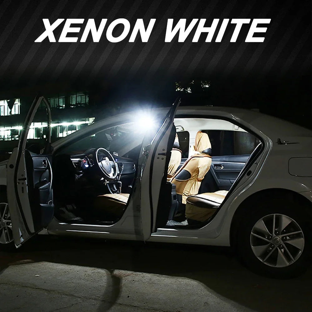 LED Interior Light Kit for Citroen C0 C1 C2 C3 C4 E MEHARI Saxo C Elysee Xsara ZX Nemo 1991-2009 - Canbus Dome Map Do...