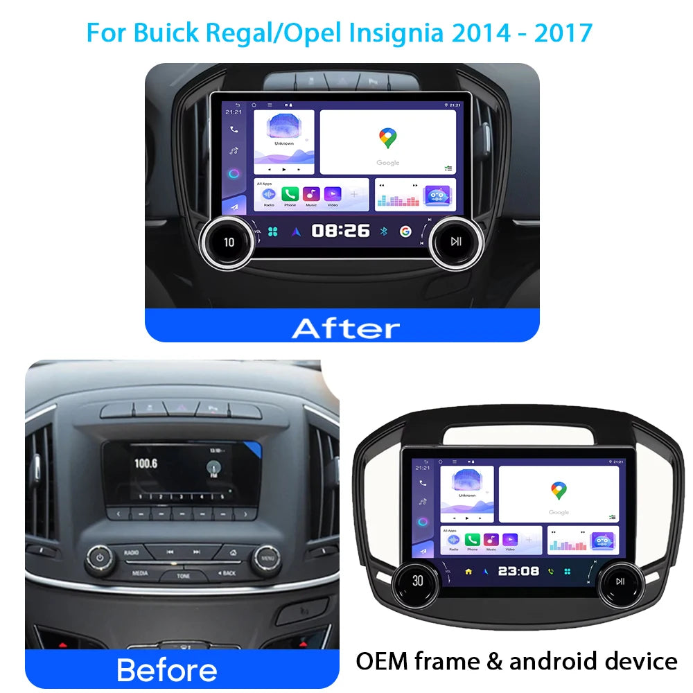 5G WIFI For Buick Regal For Opel Insignia 2014 - 2017 Car Android Auto Radio Carplay Navig
