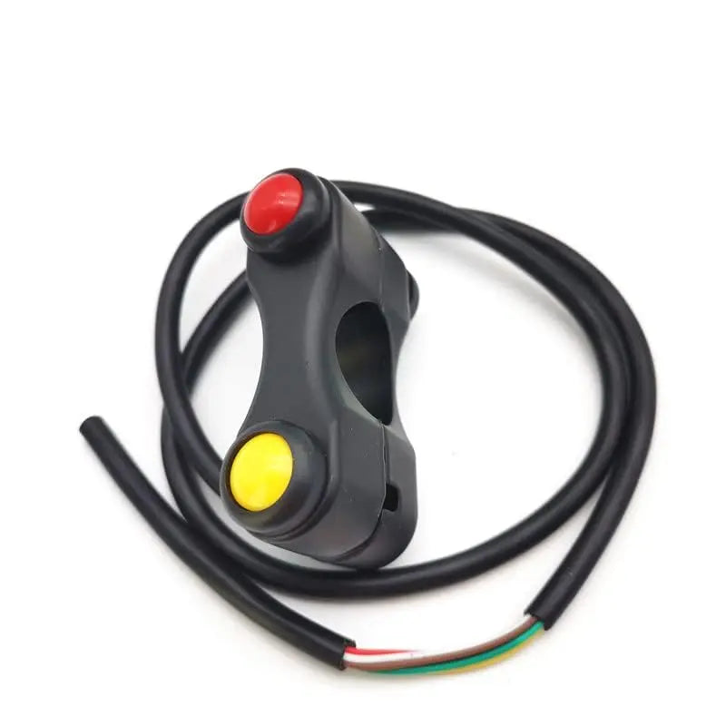 12v Aluminum Motorcycle 7/8" 22mm Handlebar Switches Headlight Brake Fog Lights Horn on of