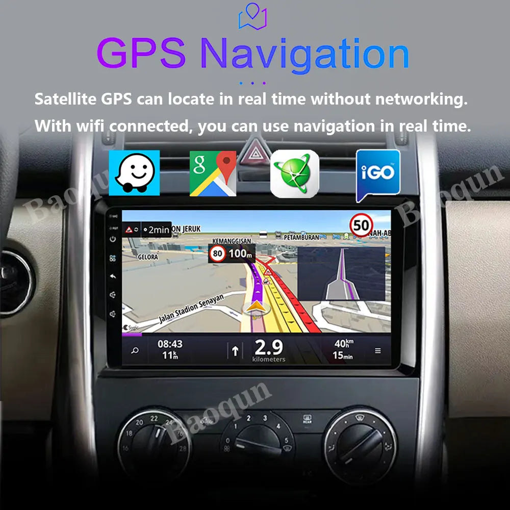Android16 Radio 2Din Stereo for Mercedes Benz B200 Smart Fortwo 451 2006-2009 CarPlay Auto