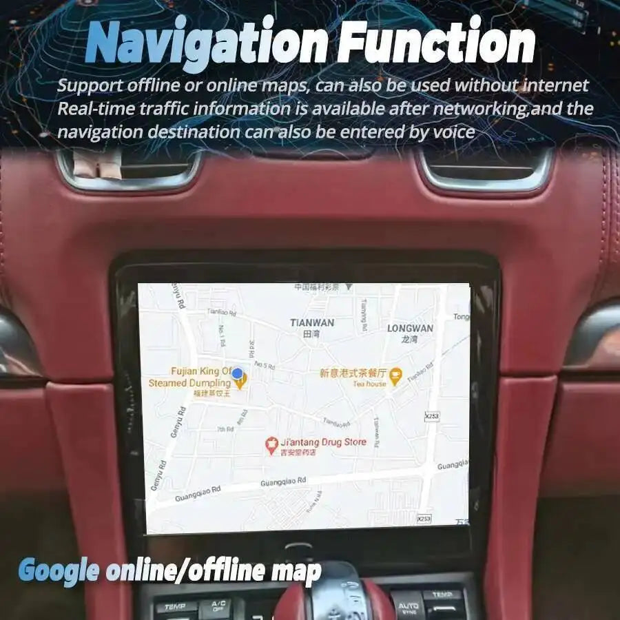 Auto 4G CarPlay For Porsche Boxster 911 718 2012- 2022 8.4inch Android 15 Car Multimedia V | AUTOKITSHOP