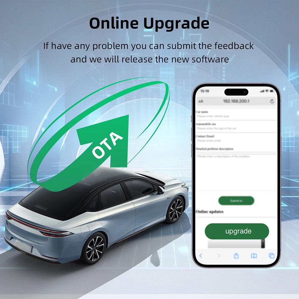 Mini Wireless 2 in1 Carplay Adapter for Android iPhone Auto Wired to Wireless AI Box USB C