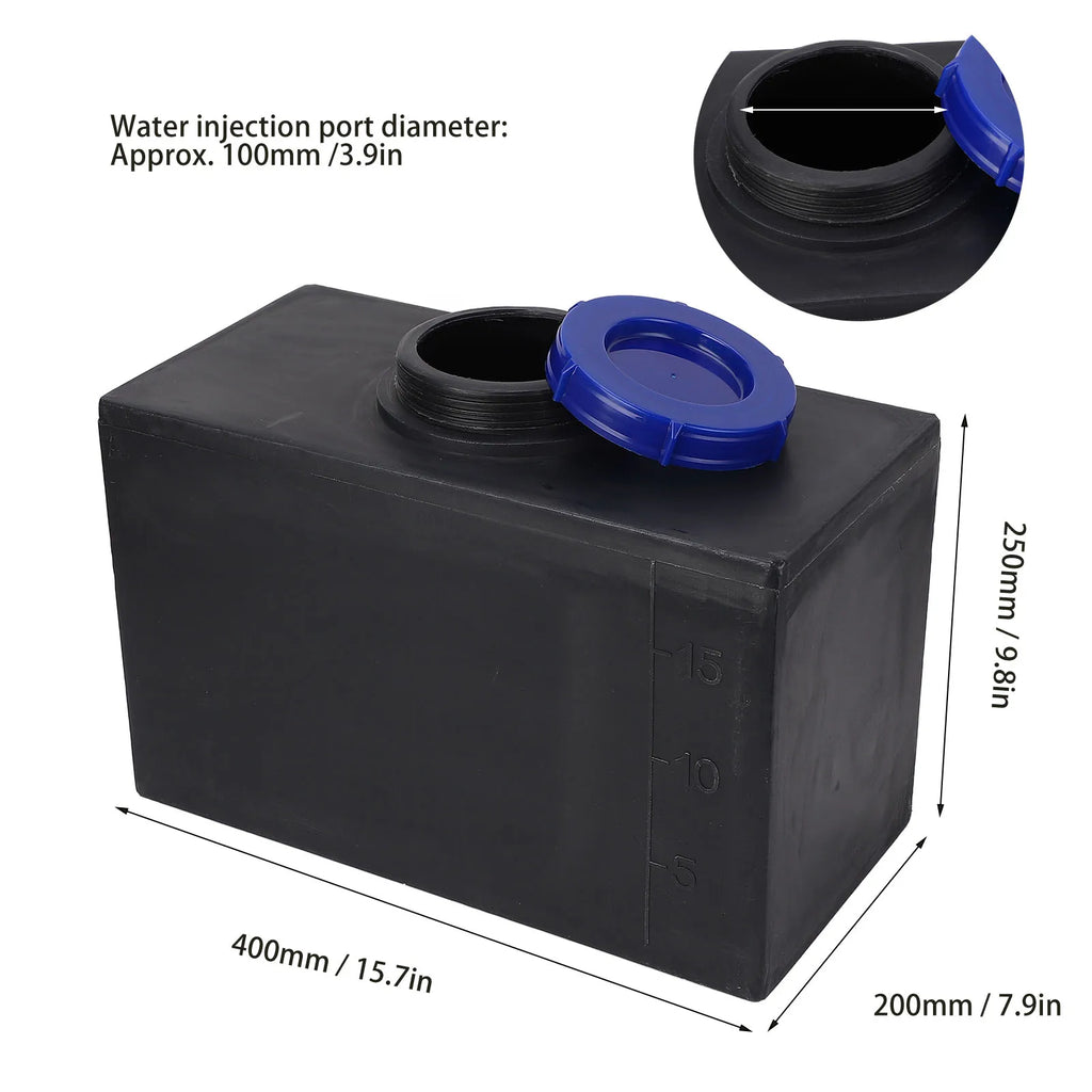 4 Sizes RV Fresh Water Holding PE 5/8/9 Gallons RV Water Storage Heavy Duty Unbreakable Leakproo - Automotive LED Light