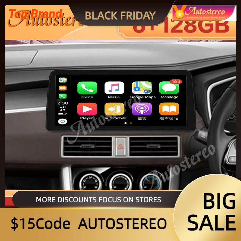 Carplay Auto Stereo For Mitsubishi Xpander 12.3 Inch Android13 Car GPS Navigation Multimed