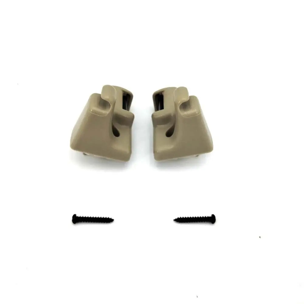 2x Beige Sun Visor Retainer Clip Clips For Land Rover Range Rover L322 2003-2012