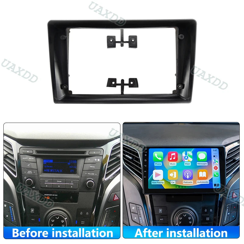 Adaptateur Fascia cadre voiture kit panneau montage tableau bord audio radio Android For 2