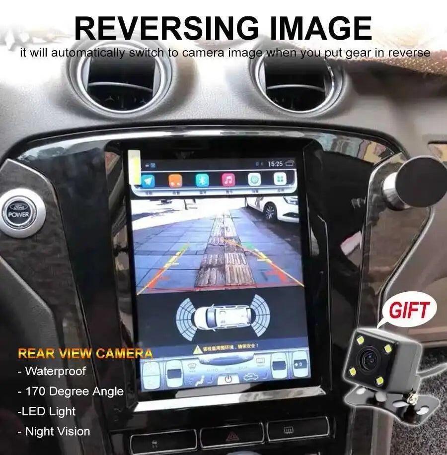 BT Android 15 Car Radio For Ford Mondeo 2010-2013 Navigation 2din Multimedia Video Player