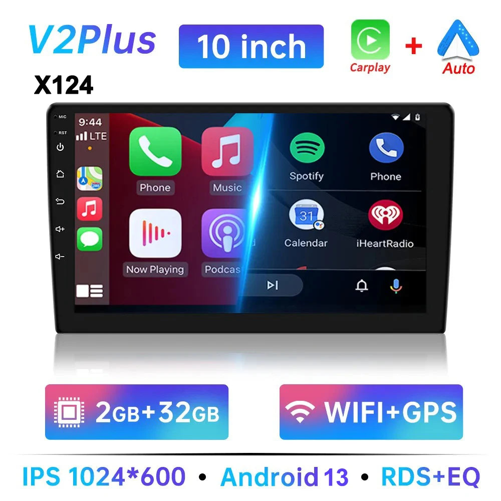 7/9/10 inch Universal Android 13 Car Radio 64G Autoradio android 2 Din car radio GPS BT Central Multimedia Smart car systems