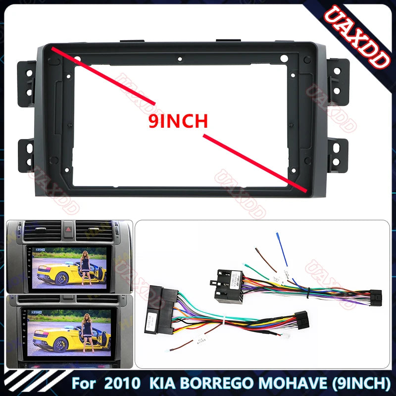 For 2010 KIA BORREGO MOHAVE 9INCH Car Radio Android Stereo Audio Screen Multimedia Video P