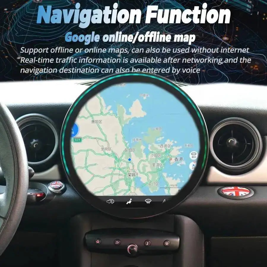 11.8" Touch Screen For BMW Mini Cooper R56 R60 2007-2014 Android Radio Multimedia Palyer N | AUTOKITSHOP