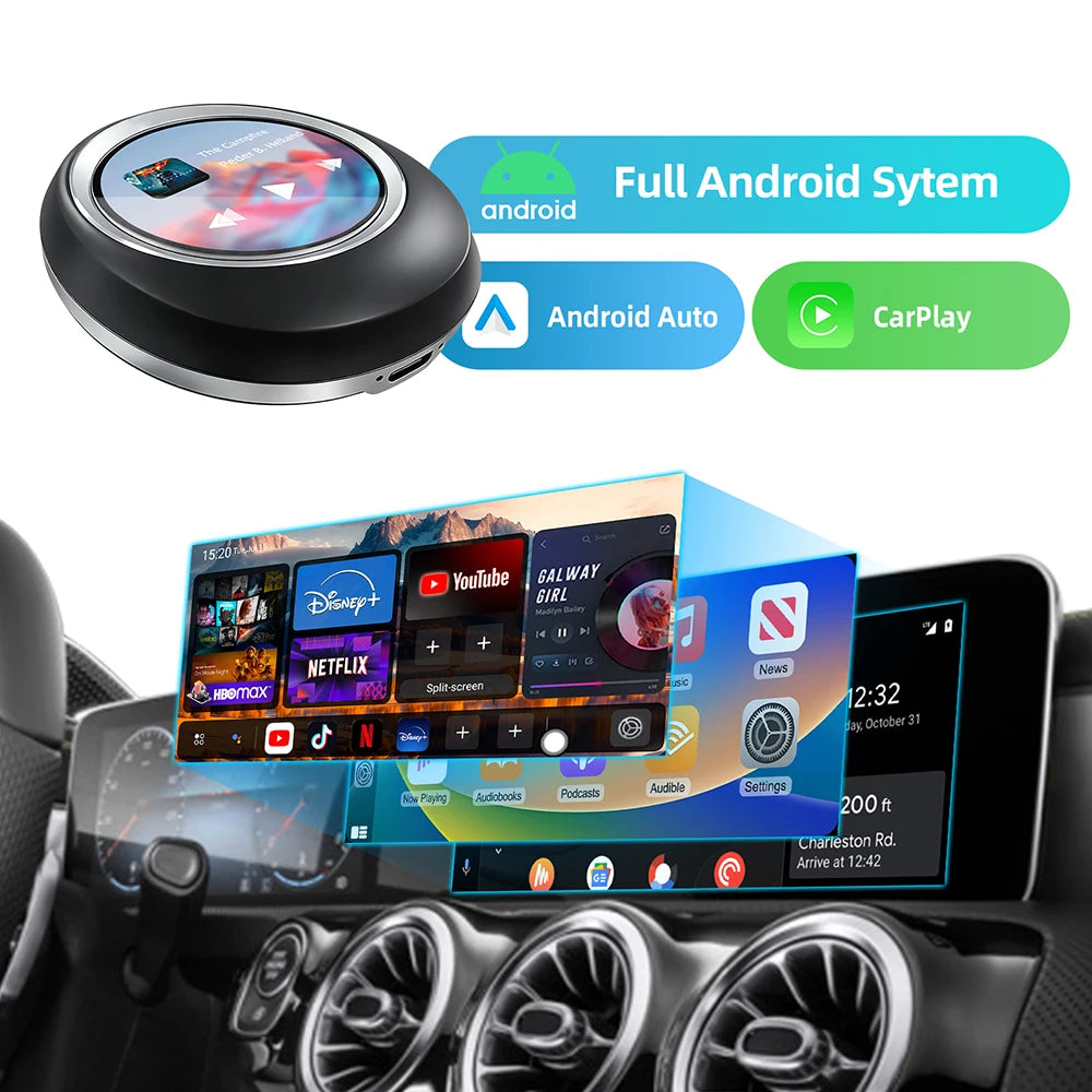 LEXXSON AI Box Wireless CarPlay Android Auto Adapter 8GB 128GB HDMI Converter Video Box Yo | AUTOKITSHOP