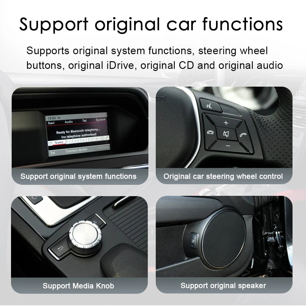 8.8inch Android 14 Car Multimedia Radio Player For Mercedes Benz C Class 11-15 W204 S204 W