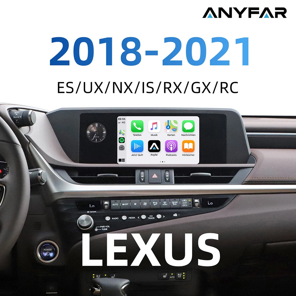 Wireless CarPlay Android Auto Retrofit Kit Decoder Box CarPlay Interface For Lexus ES/UX/N | AUTOKITSHOP