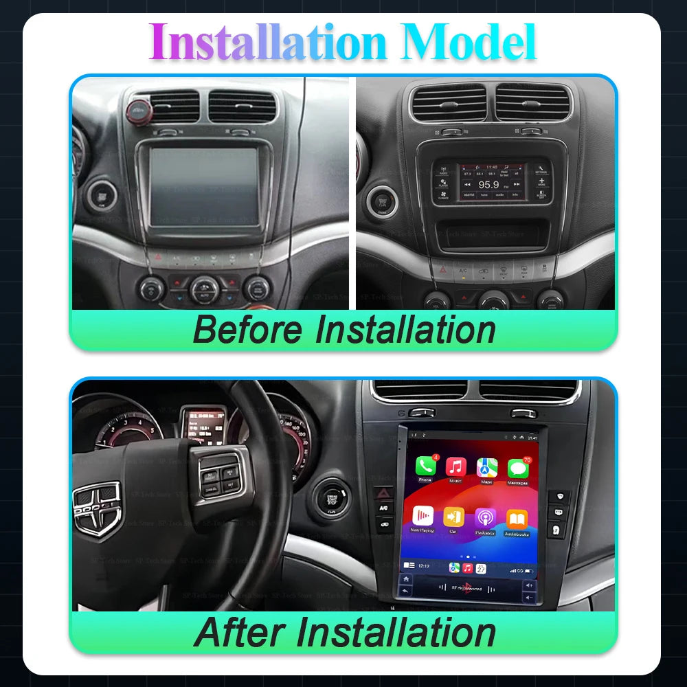 9.7 Inch For Dodge Journey Fiat Freemont 2012 2013 2014 Car Radio Android 16 Multimedia Vi | AUTOKITSHOP