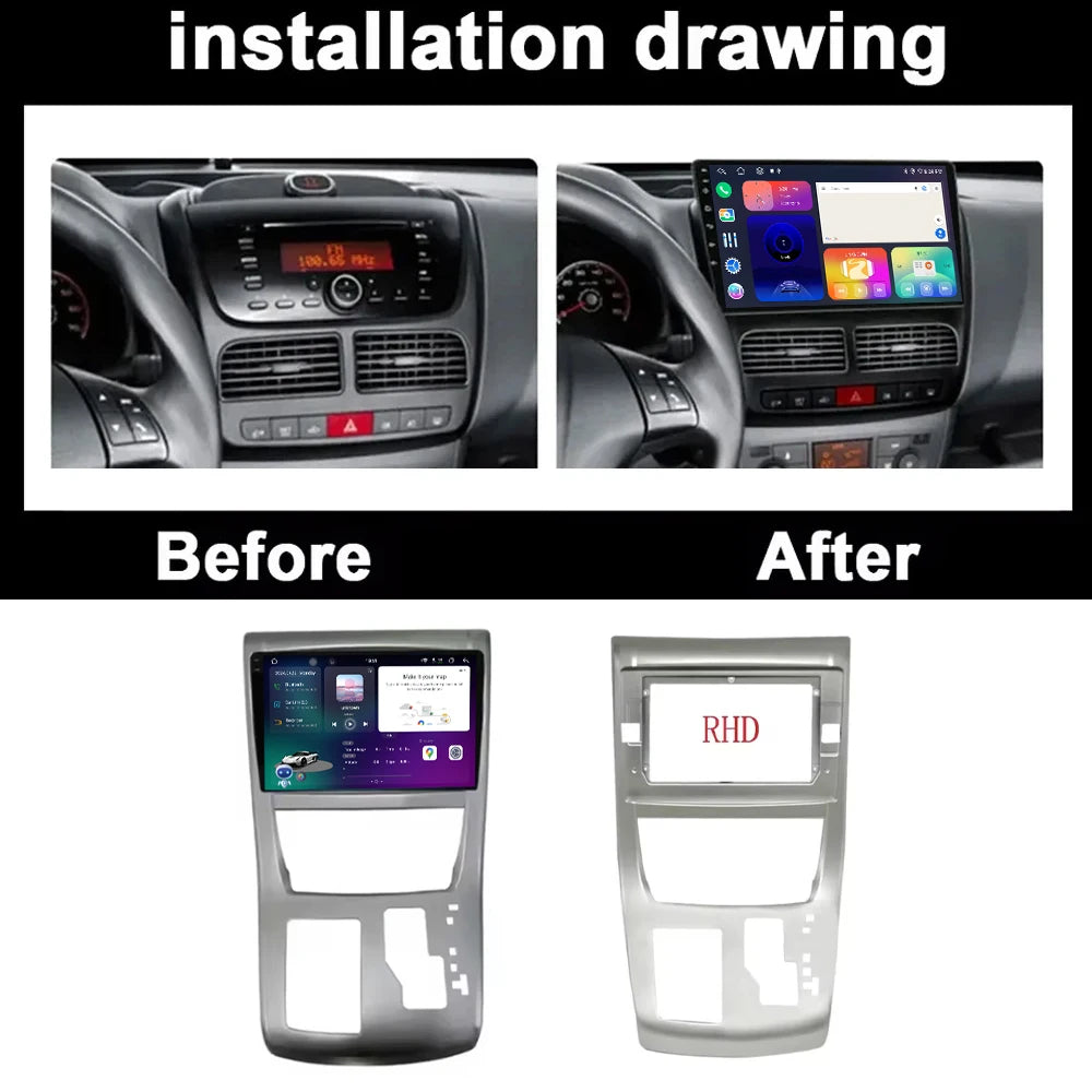 Android 16 For TOYOTA Alphard 20 Series Vellfire 2008-2014 Car Radio Multimedia Player Nav