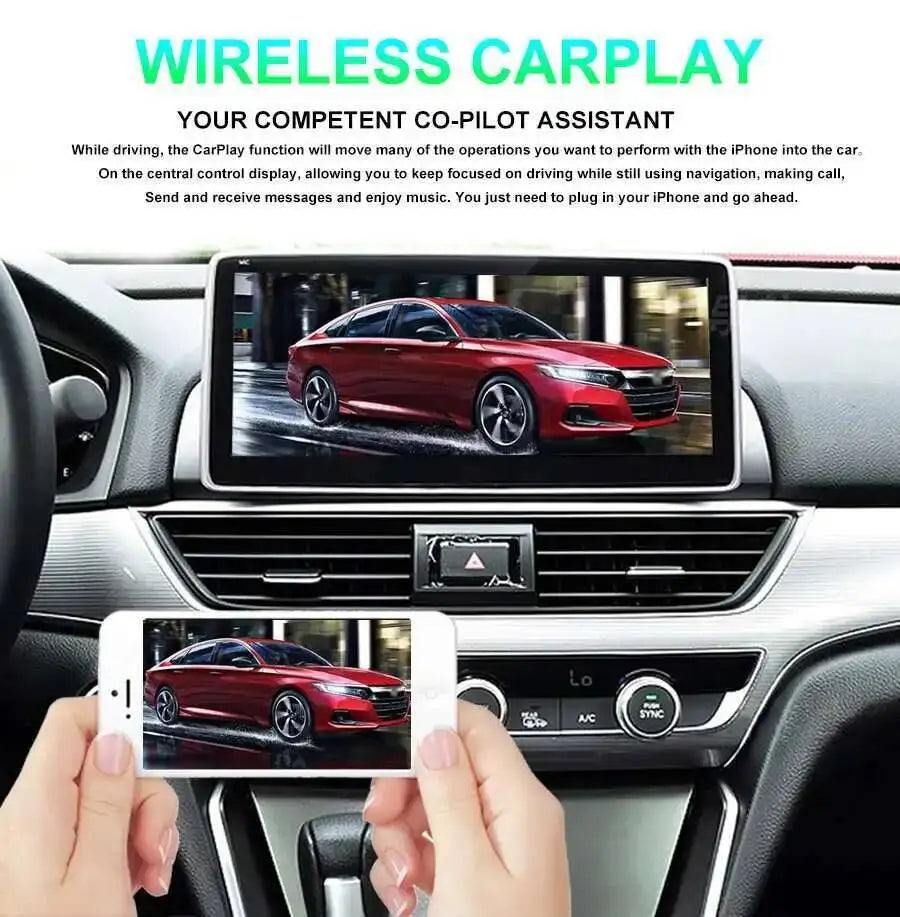 10.25" Android Car Radio For Honda Accord 2020 Navigation GPS Carplay Stereo Multimedia Vi
