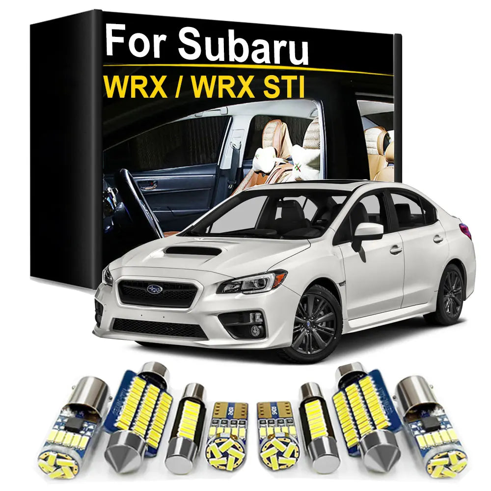 LED Interior Light Kit for Subaru WRX STI - Canbus Error-Free Bulbs | AUTOKITSHOP