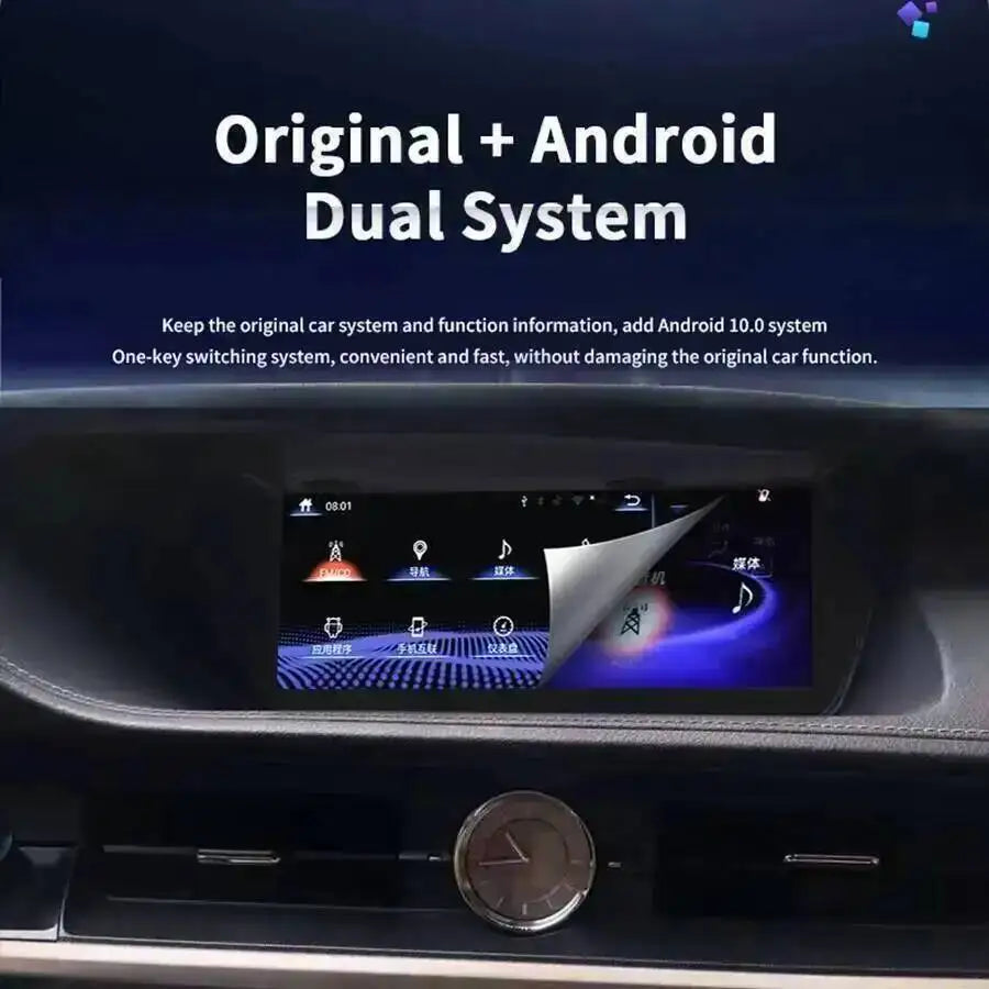 10.25" Android 14 For Lexus ES ES240 ES250 ES350 300H 2013-2017 Car Radio Multimedia Navig