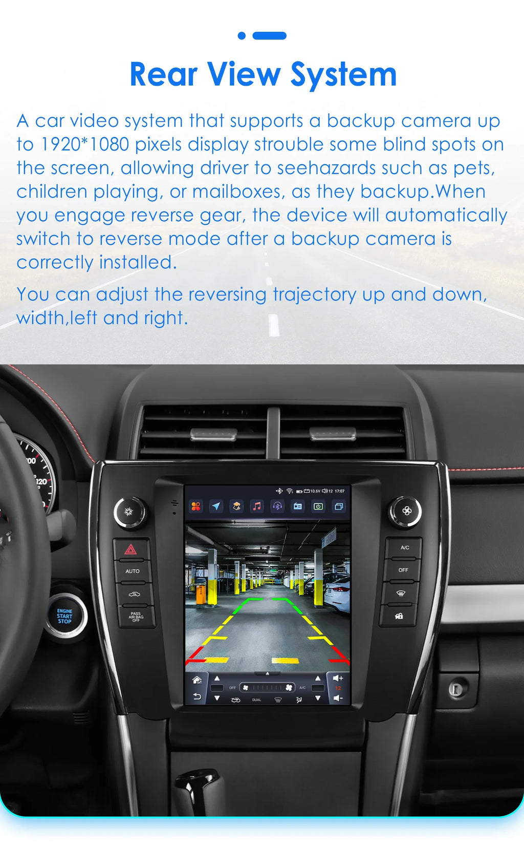 9.7"7862 Android 13 Car radio multimedia player For Toyota Camry 2015 2016 2017 4G Carplay